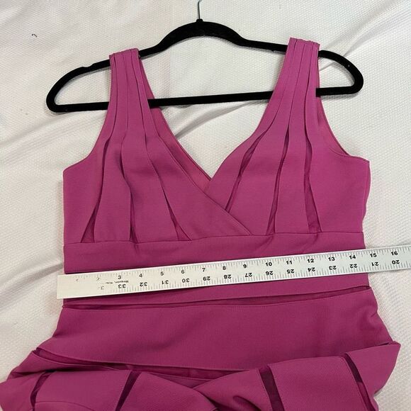 JS Collections Pink‎ Sleeveless Fit & Flare Dress - Picture 7 of 7